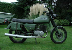 M Z E T Z250 Military Motorcycle Wallpaper