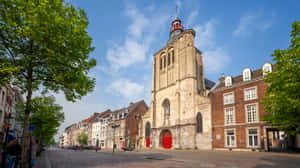 Maastricht Historical Cityscape Wallpaper