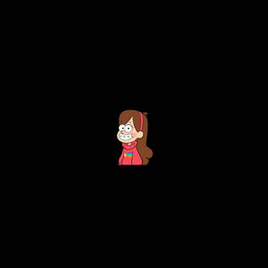 Mabel Pines Black Background Wallpaper