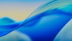 Mac O S Tahoe Wave Background Wallpaper