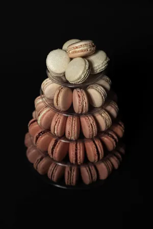 Macaron Stacked Like A Tower Wallpaper