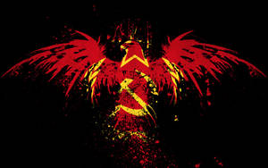 Macedonia Heraldic Eagle Ussr Logo Wallpaper