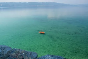 Macedonia Lake Ohrid Tourists Wallpaper