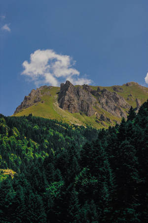 Macedonia Mountain With Rock Formations Wallpaper