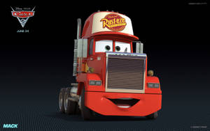 Mack From Disney Pixar's Cars 2 Wallpaper