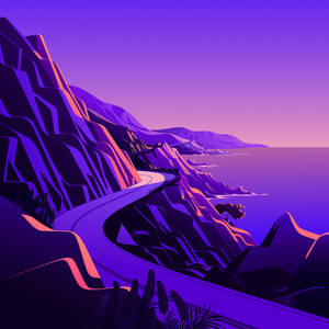 Macos Big Sur Coastal Road Wallpaper