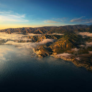 Macos Big Sur Mountain Sunrise Wallpaper