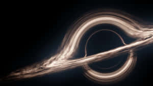 Macos Tahoe Black Hole Visualization Wallpaper