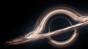 Macos Tahoe Black Hole Visualization Wallpaper