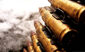 Macro Golden Bullets Military Desktop Wallpaper