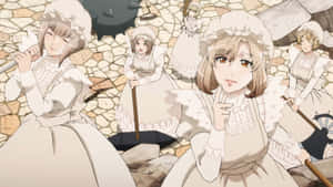 Macrophages_ Cells_ At_ Work_ Anime_ Scene Wallpaper