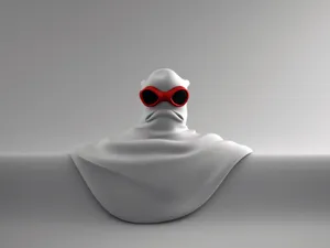 Mad White Ghost Wallpaper