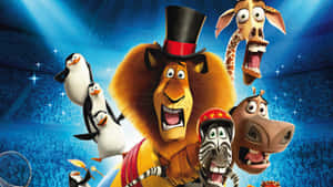 Madagascar3 Circus Performance Cast Wallpaper