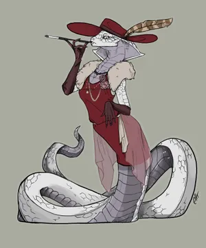 Madam Red Captivating All With Her Elegance Wallpaper