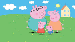 Madame Gazelle Teaching At Peppa Pig's Playgroup Wallpaper