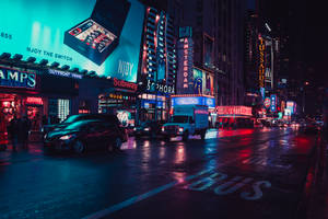 Madame Tussauds New York City Night Wallpaper