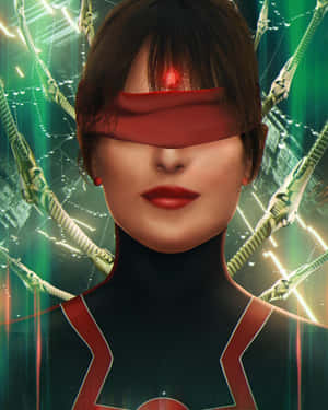 Madame Web Blindfolded Portrait Wallpaper