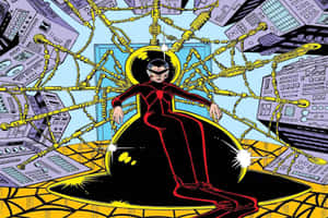 Madame Web Comic Illustration Wallpaper