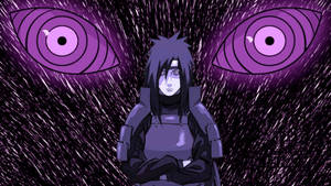 Madara Uchiha And Rinnegan Eyes Wallpaper