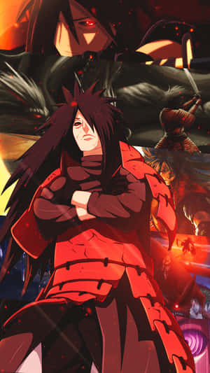 Madara Uchiha Anime Character Iphone Wallpaper