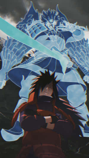 Madara Uchiha Unleashed - Iphone Wallpaper Wallpaper