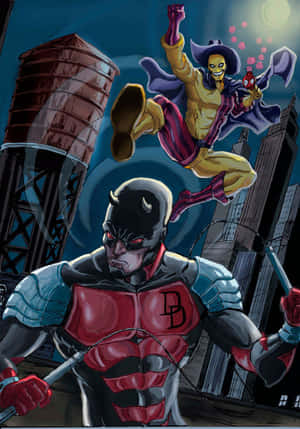 Madcap Character On Cool Background Wallpaper