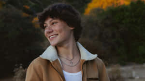 Maddox Batson Casual Outdoor Portrait Wallpaper