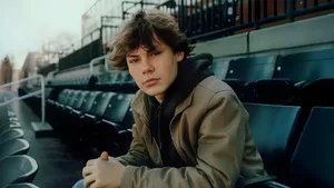 Maddox Batson Casual Portrait Wallpaper