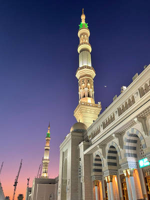 Madina Sharif Arches And Minarets Wallpaper