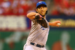 Madison Bumgarner Wearing Blue Cap Wallpaper