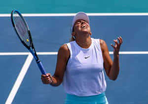 Madison Keys Eyes Closed Wallpaper