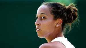 Madison Keys With Serious Face Wallpaper