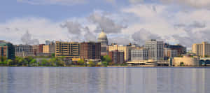 Madison Wisconsin Capitol Skyline Wallpaper