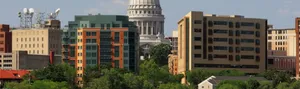Madison Wisconsin Capitol Skyline Wallpaper