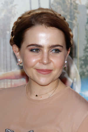 Mae Whitman At A Glamorous Photoshoot Wallpaper