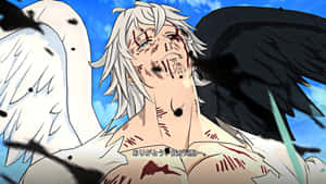 Mael, The Character From The Seven Deadly Sins, Flexing His Power. Wallpaper