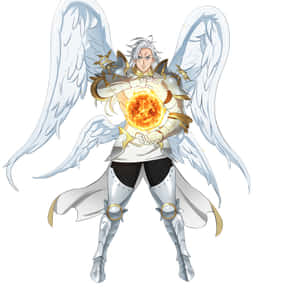 Mael, The Four Archangels Leader From Seven Deadly Sins Wallpaper