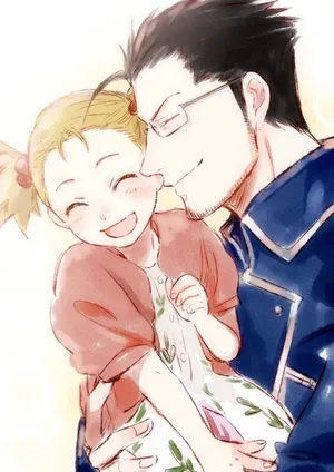 Maes Hughes - A Cheerful Alchemist In Action Wallpaper