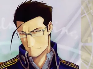 Maes Hughes - A Loyal Comrade In Fullmetal Alchemist Wallpaper