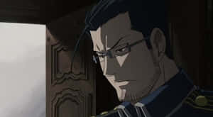 Maes Hughes From Fullmetal Alchemist With A Caring Smile Wallpaper