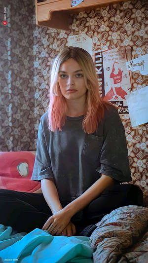 Maeve Wiley Just Woke Up Wallpaper