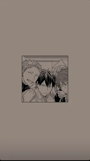 Mafuyuand Friends Manga Panel Wallpaper