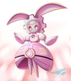 Magearna In Bright Purple Color Wallpaper