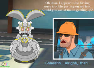 Magearna Needs Assistance Fan Art Wallpaper