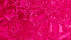 Magenta Crystal Facets Background Wallpaper