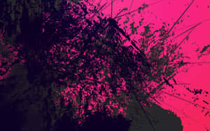 Magenta Nature Abstract Art Wallpaper