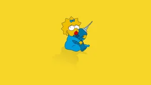 Maggie From The Simpsons Wallpaper