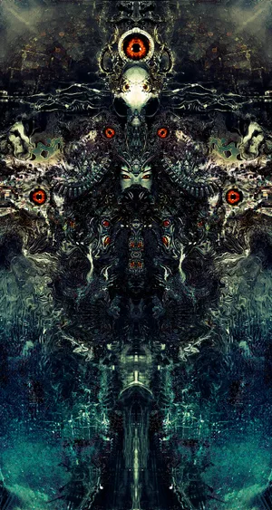 Magic Art Skeleton Wallpaper