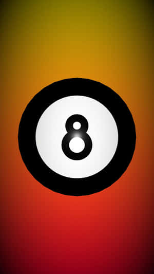 Magic Eight Ball Gradient Background Wallpaper