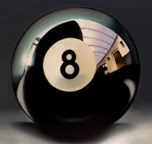 Magic Eight Ball Reflection Wallpaper